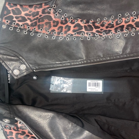 I AM GIA black leather jacket - Picture 4 of 4